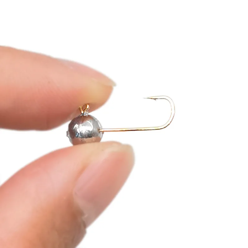 OUTKIT 10pcs Mini Jig Head Hoo - Fishing Hook Barbless 评论和价格