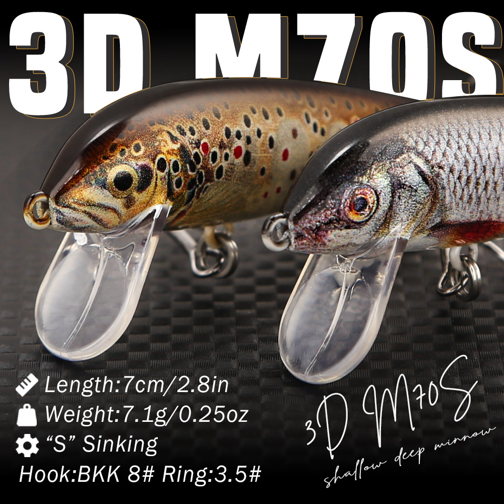 B&U Fishing Lures Sinking Minn - Fishing Hook Treble 评论和价格