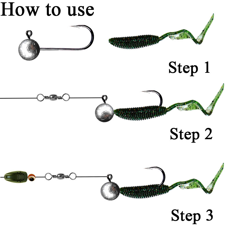 10pcs/lot Jig Head Fishing Hoo - Fishing Hook Barbless 评论和价格
