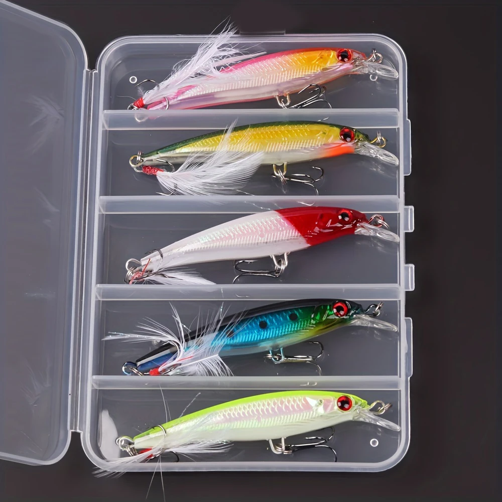 Laser 3D Eyes Bionic Minnow Fi - Fishing Hook Treble 评论和价格