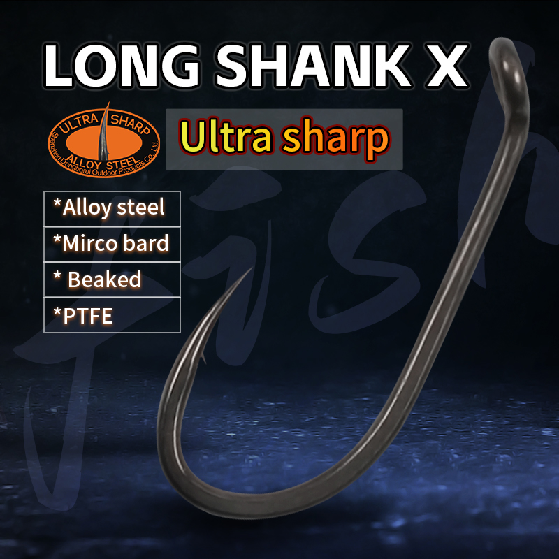 10pcs Carp Fishing Hook Long S - Fishing Hook Barbless 评论和价格