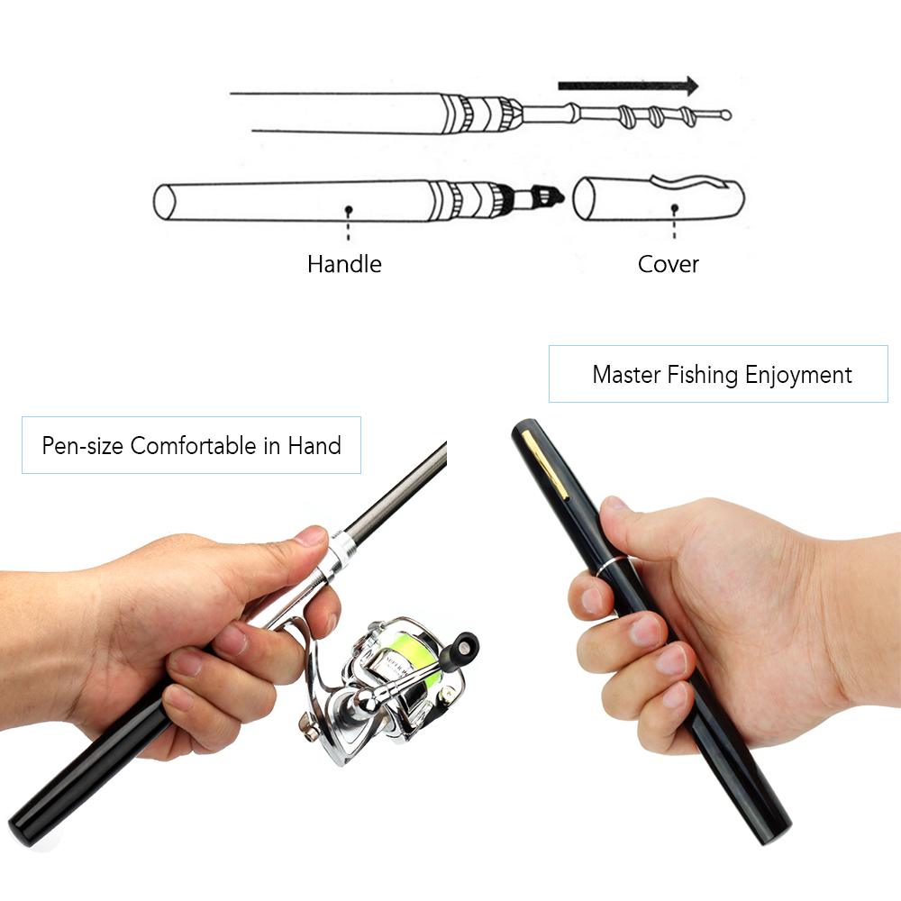Pocket Collapsible Fishing Rod - Penn Reel Fierce 评论和价格