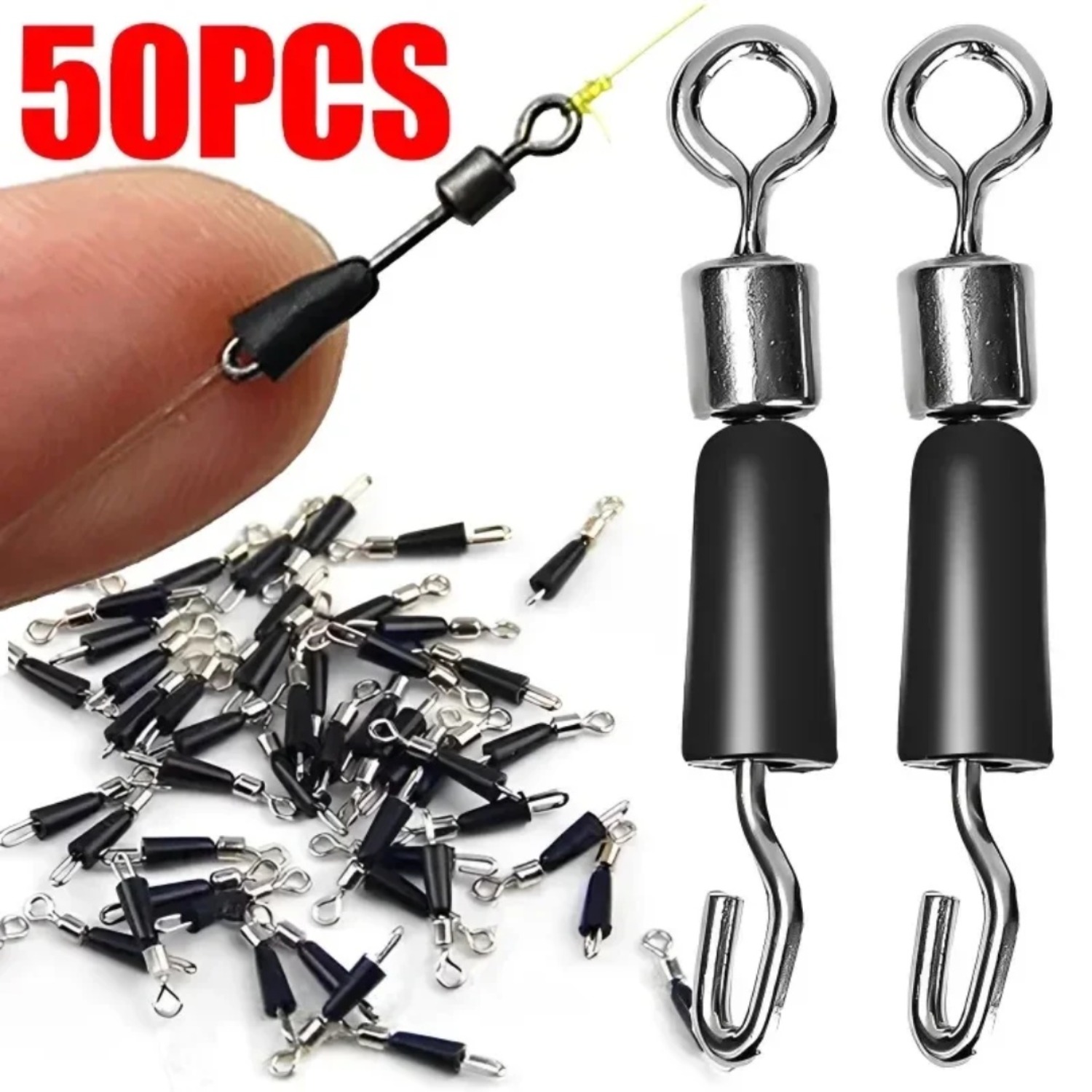 50pcs Carp Fishing Quick Chang - Fishing Hook Jig 评论和价格