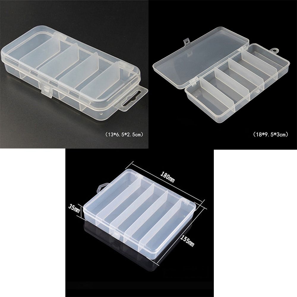 1/3pcs 3 Sizes of Plastic Fish - Fishing Hook Box 评论和价格