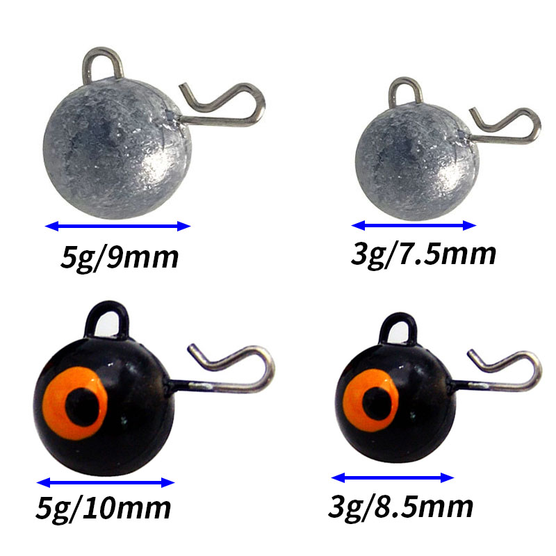 5Pcs Fishing Weight Sinker Rou - Fishing Hook Jig 评论和价格