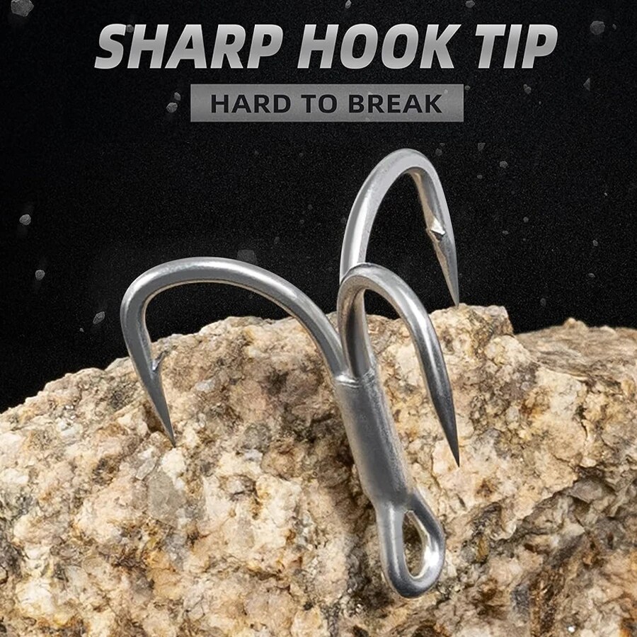 Fishing Treble Hooks High Carb - Fishing Hook Barbless 评论和价格