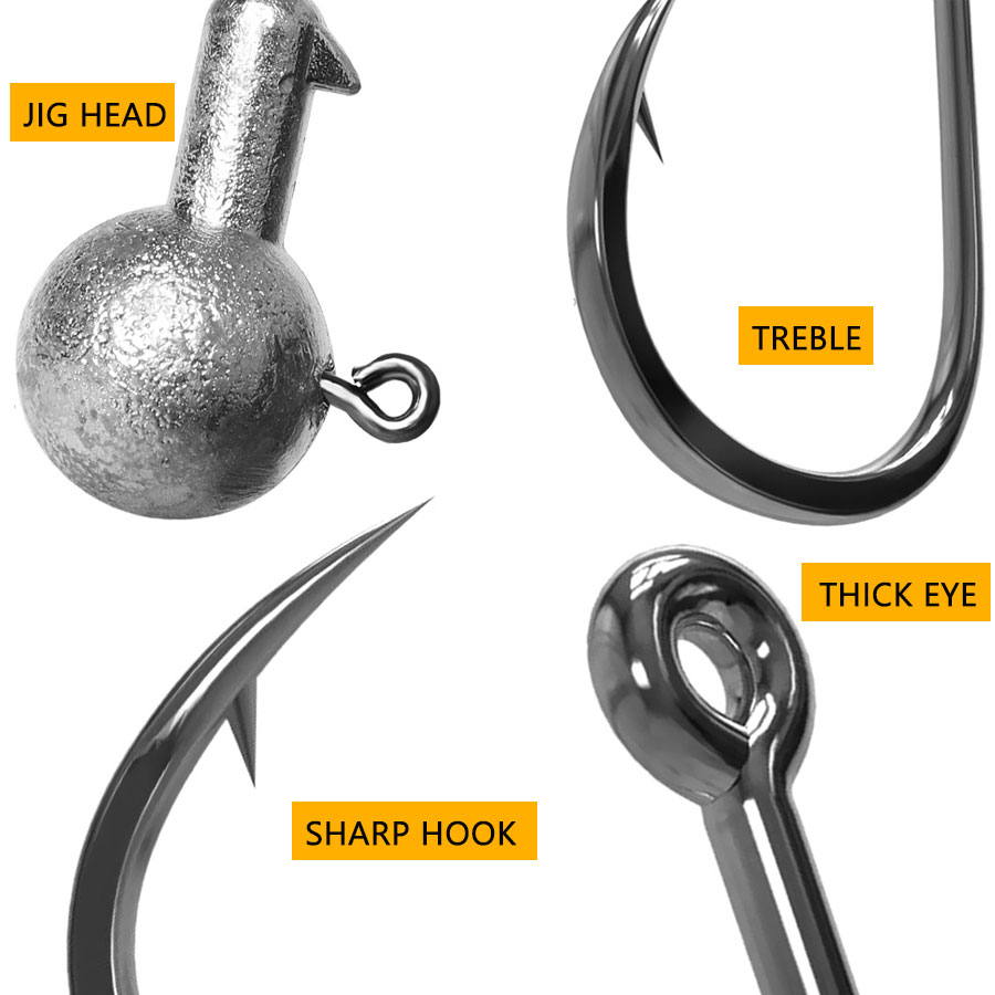 1g 2g 3g 4g 5g 10g 20g 22g 25g - Fishing Hook Assortment 评论和价格