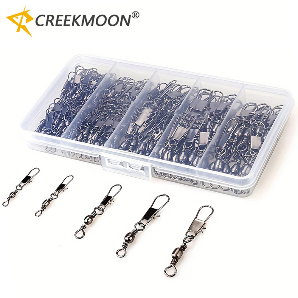 100Pcs/Lot 4#6#8#10#12# Swivel - Fishing Hook Assortment 评论和价格