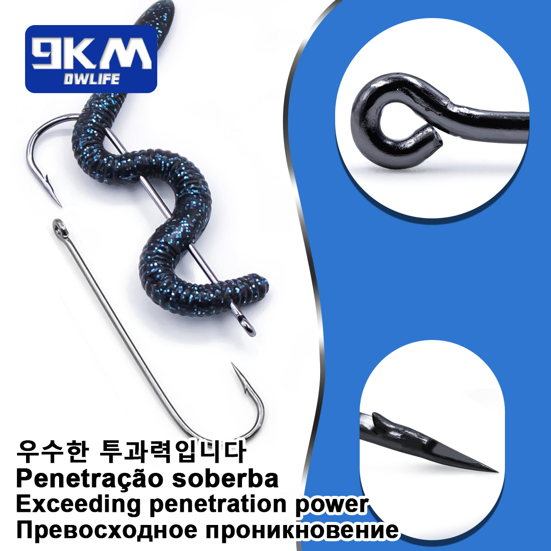 Fishing Hooks Long Shank Hooks - Fishing Hook Barbless 评论和价格