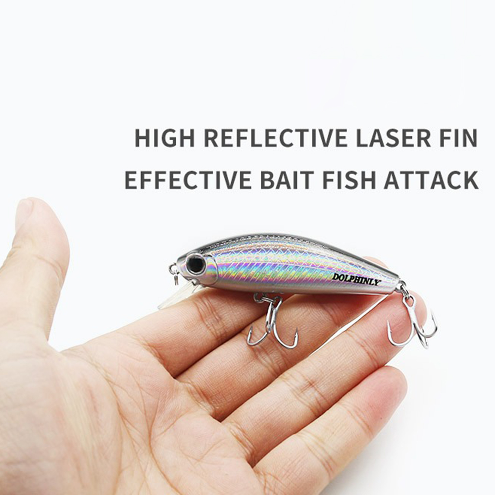 Sinking Minnow Fishing Lures 1 - Fishing Hook Treble 评论和价格