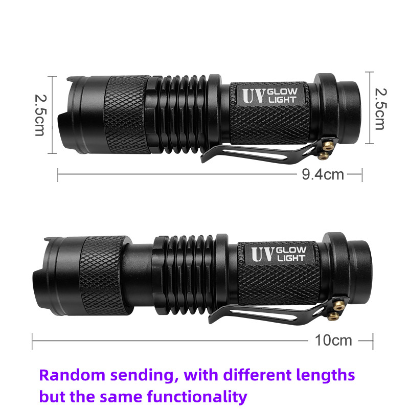 Mini UV Flashlight 395nm Ultra - Fishing Hook Jig 评论和价格