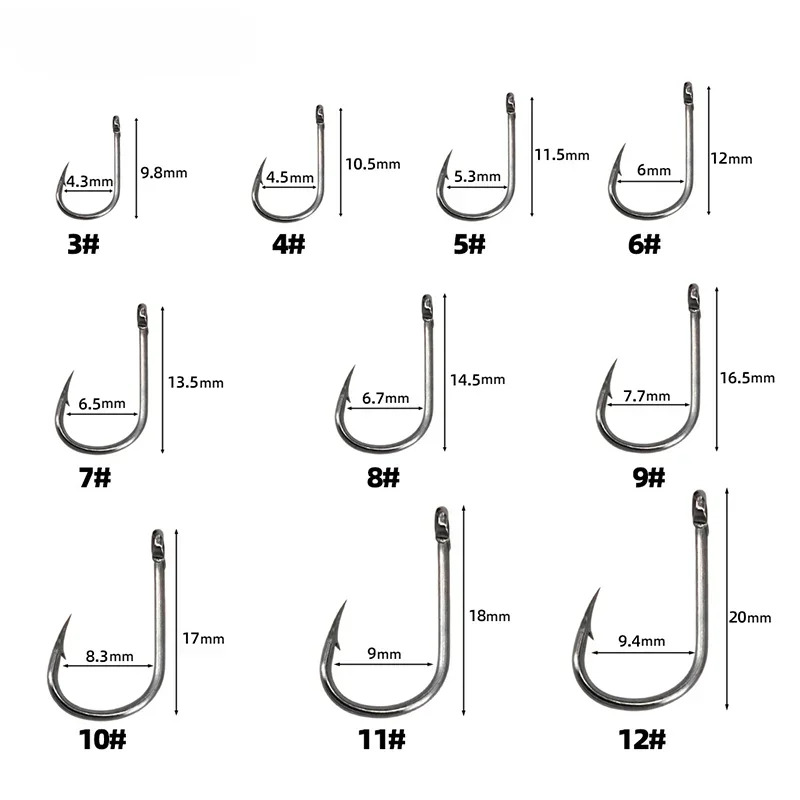 50-1600Pcs/BoxFishing Hooks Ca - Fishing Hook Assortment 评论和价格