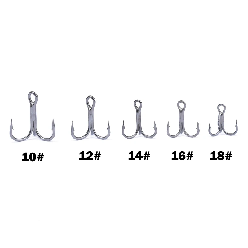 New 10pcs 3x Strong Super Shar - Fishing Hook Assortment 评论和价格