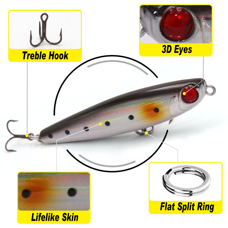 TacklePRO PE05 Pencil lure sti - Fishing Hook Assortment 评论和价格