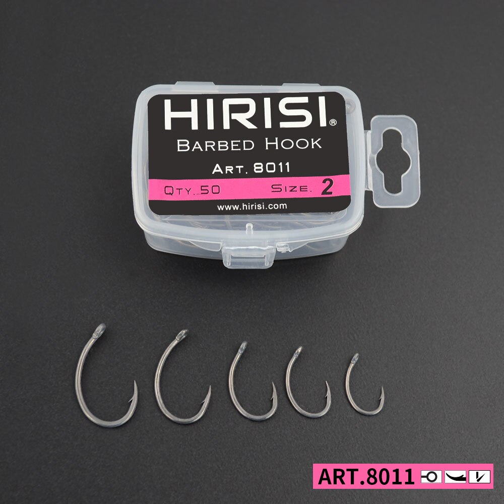 Hirisi Carp Fishing Hooks 50pc - Fishing Hook Assortment 评论和价格