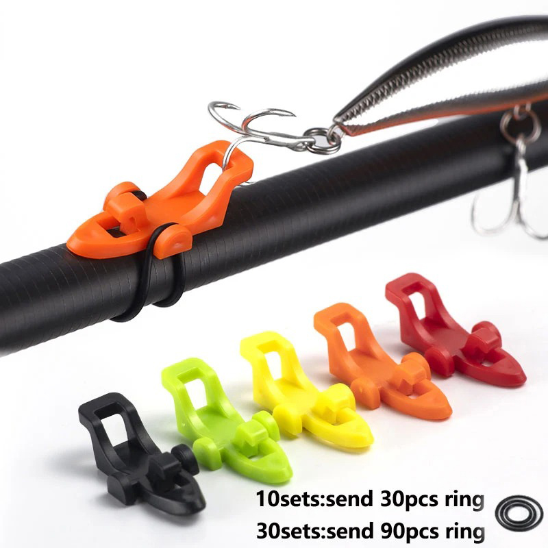 10-30pcs Fishing Rod Pole Hook - Fishing Hook Jig 评论和价格