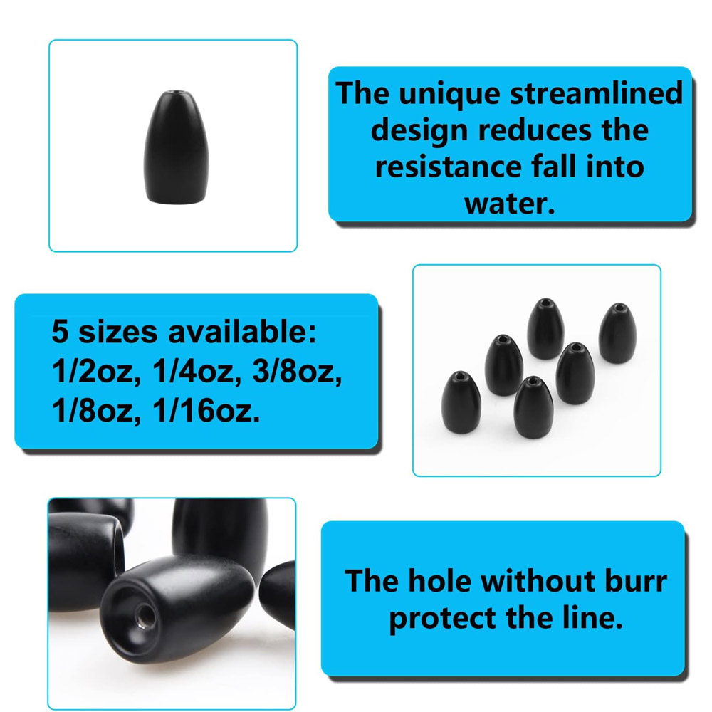 Tungsten Steel Fishing Weights - Fishing Hook Jig 评论和价格