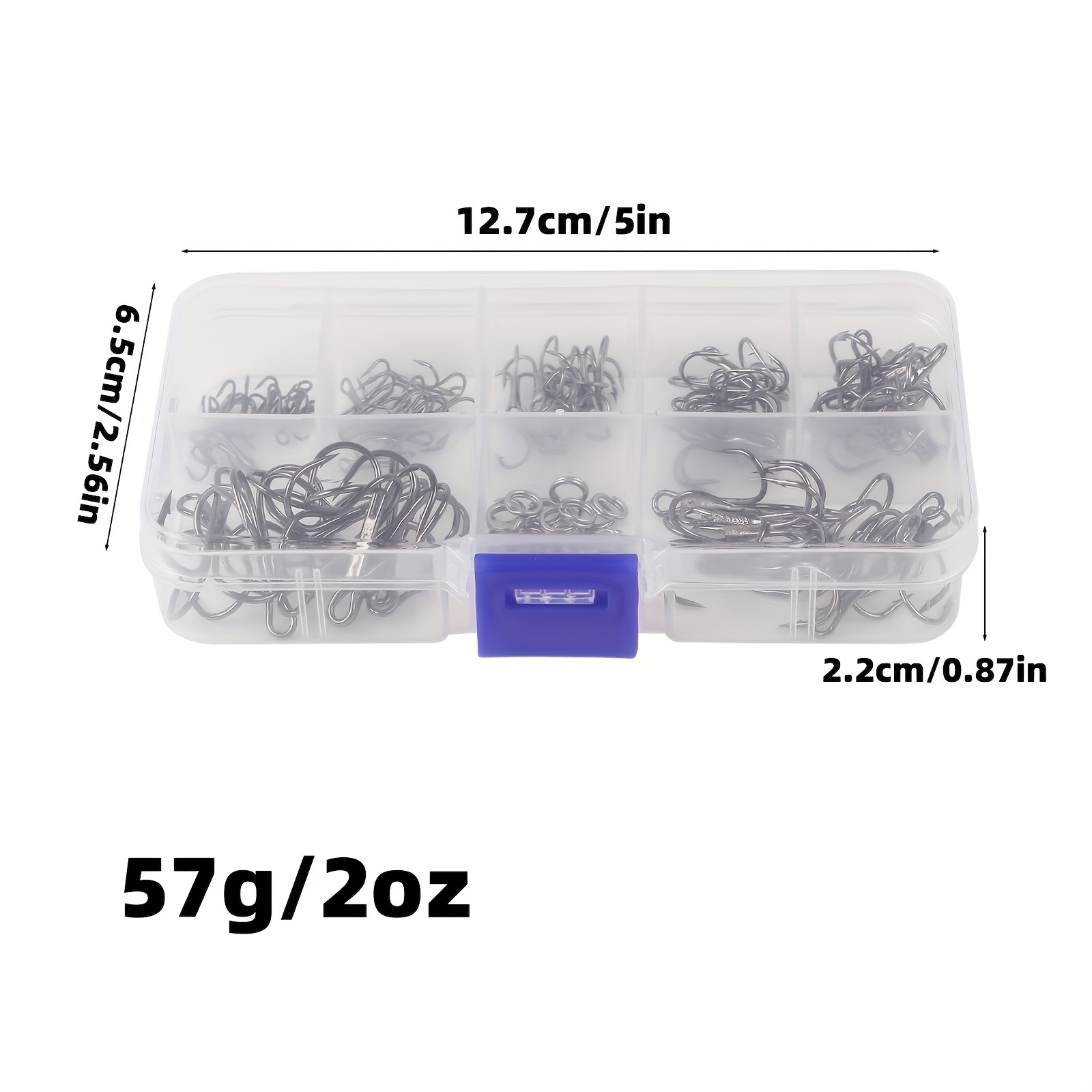 90pcs/set The lure triple-hook - Fishing Hook Assortment 评论和价格